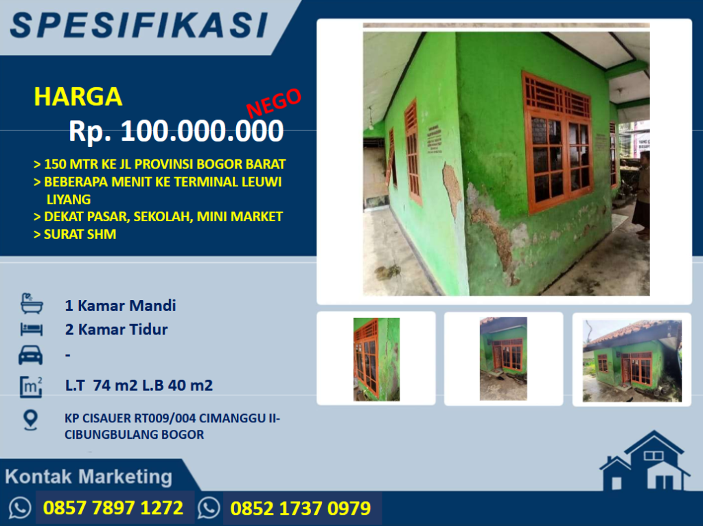 Rumah Cibungbulang Bogor