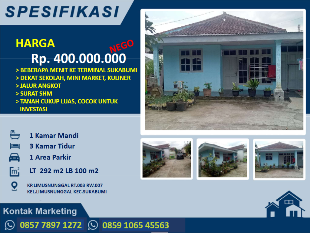 Rumah Limusnunggal Sukabumi